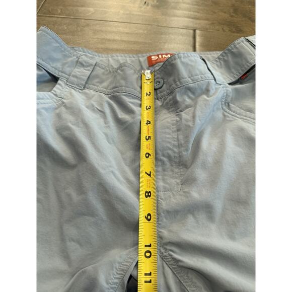 Simms Fishing Products Mens Blue Gray Nylon Ankle Snaps Pants Size S SMALL - Picture 9 of 10